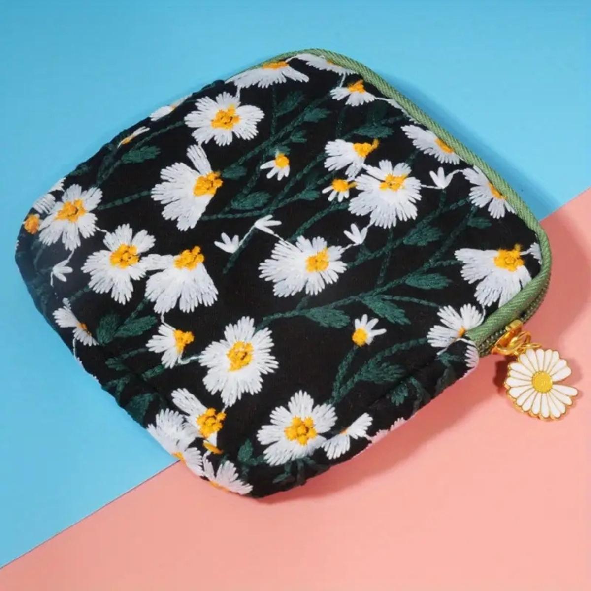

Fashion Makeup Bag, Wash Bag, Women s Handbag, Hand-held Bag, Convenient Large Capacity Sanitary Napkin Storage Bag чорний