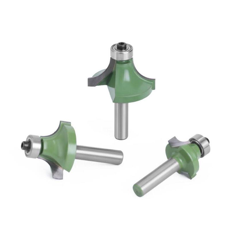 1 bucată freză rotundă de colț peste freză din tungsten 8 mm pentru freze pentru prelucrarea lemnului