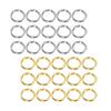 220pcs Jewelry Tools Gold Split Keychain Rings Silver Circle DIY Keychain Rings Keychain Findings Crafts Supplies