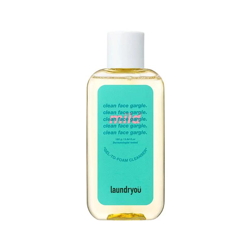 [Laundryou] Clean Face Gel-to-Foam Cleanser (160g) - [Strong / Mild] Advanced Skin-Surface Impurity Deep Purifying Wash