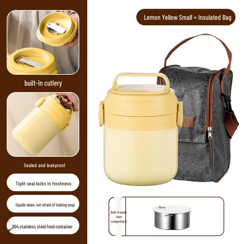 Wutuo Portable Insulated Stainless Steel Multi-Layer Lunch Box
