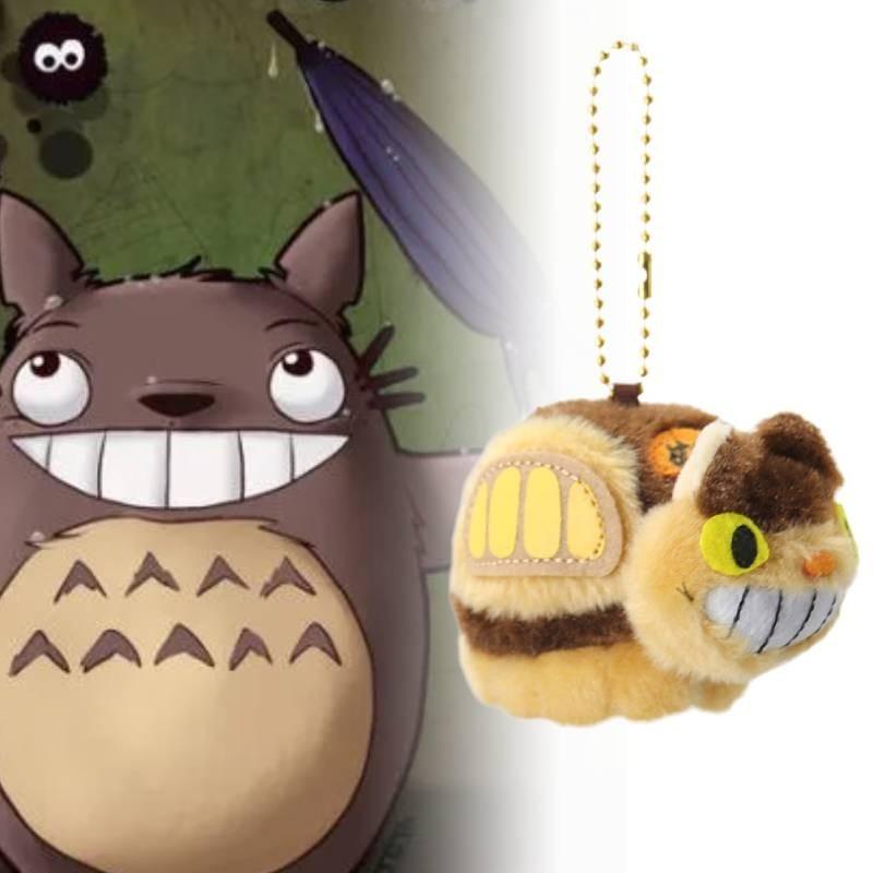 Miyazaki Totoro Plush Keychain Super Soft Japanese Anime Backpack Accessory