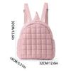 Fashion Plaid Travel Backpack With Polyester Fabric For Casual Daily Use