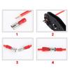 50Pcs 2.8/4.8/6.3mm Wire Connectors FDD/MDD1.25/2/5.5 Female/Male Electrical Crimp Terminal Spade Insulated Quick Disconnects
