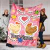 Custom Name Stardew Valley Theme Printed Blanket - Perfect for Couch, Bed, Travel & Outdoor Use | Machine Washable, Cozy & Durable.