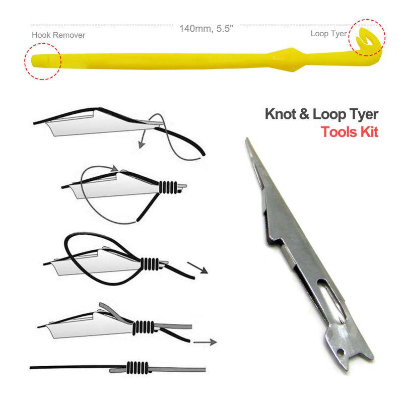 Buy Stainless Steel Knotter Fast Nail Knot Tool Ring Knotted Fly Hook