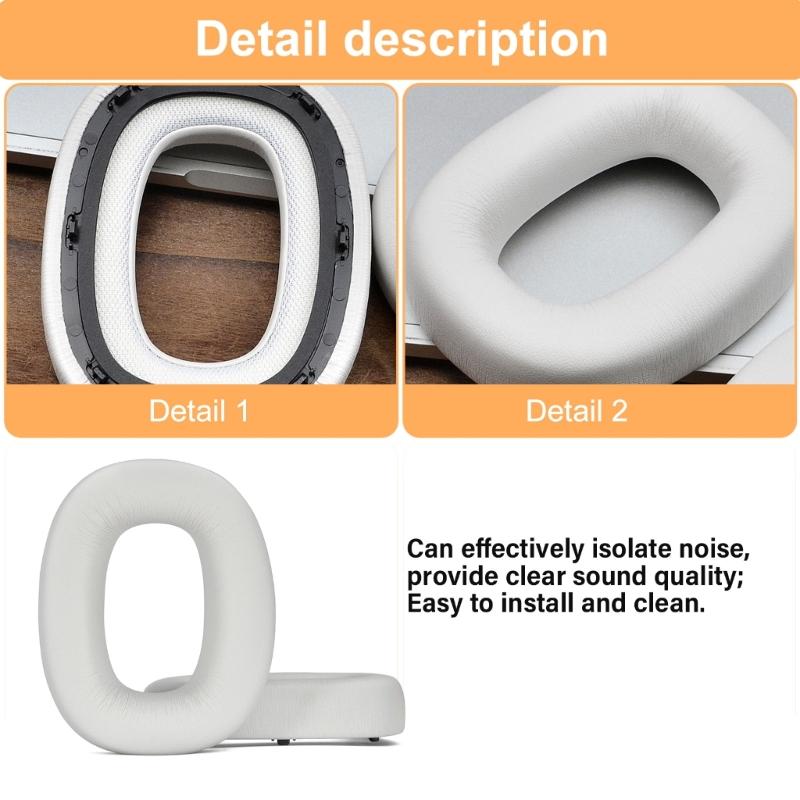 Comfort Ear Pads Replacement For Bowers Px8 PX7 Headphone, Ear Pads Soft Foam Ear Cups Cover Cushion