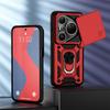KEYSION Shockproof Case for Huawei Pura 80 Ultra Slide Camera Lens Protection Ring Stand Phone Cover for Huawei Pura 80 80 Pro