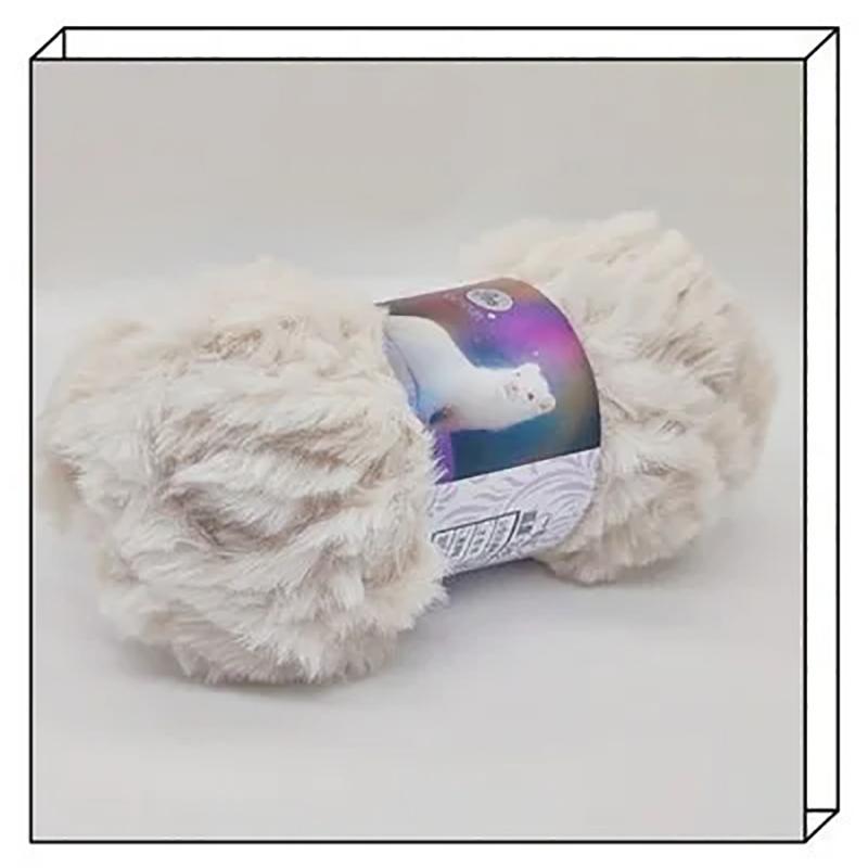 Coarse Fur Yarn Ball Imitation Fur Plush Yarn Long Fur Mink Hat Hand Woven Scarf Hand Woven DIY Fur Thread