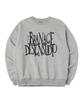 URBANAGE Wild Logo Oversized Sweatshirt_Melange Grey