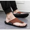 Fashion Men Sandal Summer Leisure Beach Holiday Sandals Man Flip Flops 2025 Indoor Outdoor Shoes Male Comfortable Casual Sandals
