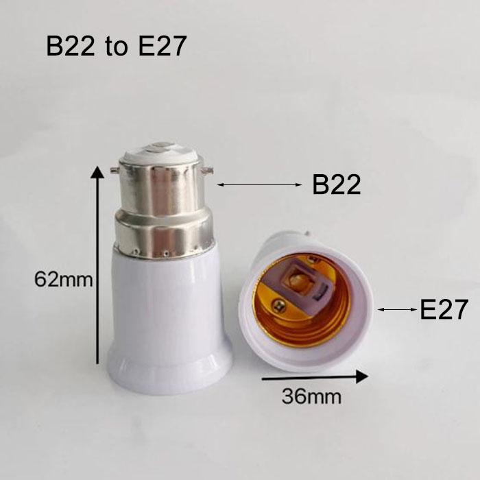 1/6/15/30/60 Stück E14 E27 B22 GU10 G9 Lampenfassung Adapter, Weiße Kunststoff-Lampenbasis-Verlängerungs-Konverter. E12 E26 Lampenfassung