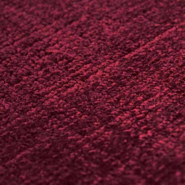 Tapis salon aspect velours burgundy 160x230