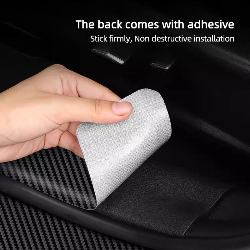 Car Threshold Strip Anti Stepping Leather Protective Sticker For Jeep Grand Cherokee Wrangler JK Gladiator Compass Renegade Patr AJT1