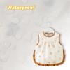 Baby and Toddler Feeding Apron Soft Water Proofing Bib Neck Tied Design Easy Washable Sleeveless for Easy Feeding