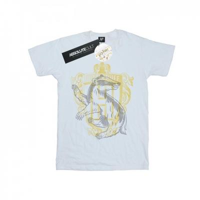 Girls Hufflepuff Badger Crest Cotton T-Shirt