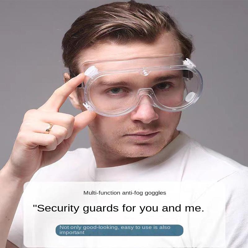 1/2PCS Clear Safety Goggles for Men Women Eye Protection Anti Dust Glasses Cycling Moto Dust-proof Eyewear