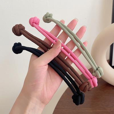 1/3/5 ADET Kalın Yüksek At Kuyruğu Kafa Bandı Kadın Dopamin Saç Aksesuarları Başlık Çökme Önleyici Eser Yüksek Elastik Saç Halkası Lastik Bant Saç Tokası