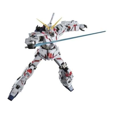 Gundam Model Kit - Bandai Hobby - Unicorn Gundam Gunpla MG 1/100 18cm - White - Child - Unisex