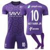 2425 Riyadh Crescent No. 10 Neymar Riyadh Victory No. 7 Ronaldo Children's Adult Cross-border Football Suit