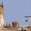Blue and Blue Dots Wallpaper, Clear Detail 50x1000
