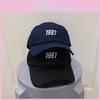Trendy Summer Unisex Baseball Cap With 1987 Embroidery Adjustable Breathable Sun Protection