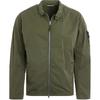 Solid Logo Patch Zip Long Sleeve Jacket Men Jackets Green 741543833-V0058