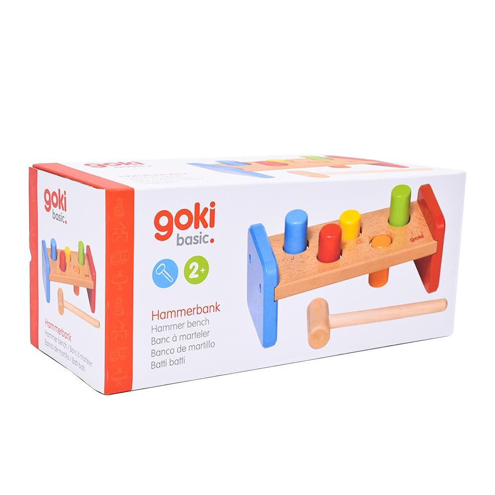 Hammerbank, goki basic.: 21 x 8,8 x 8,5 cm, Holz, 5 Stäbe, per Stück