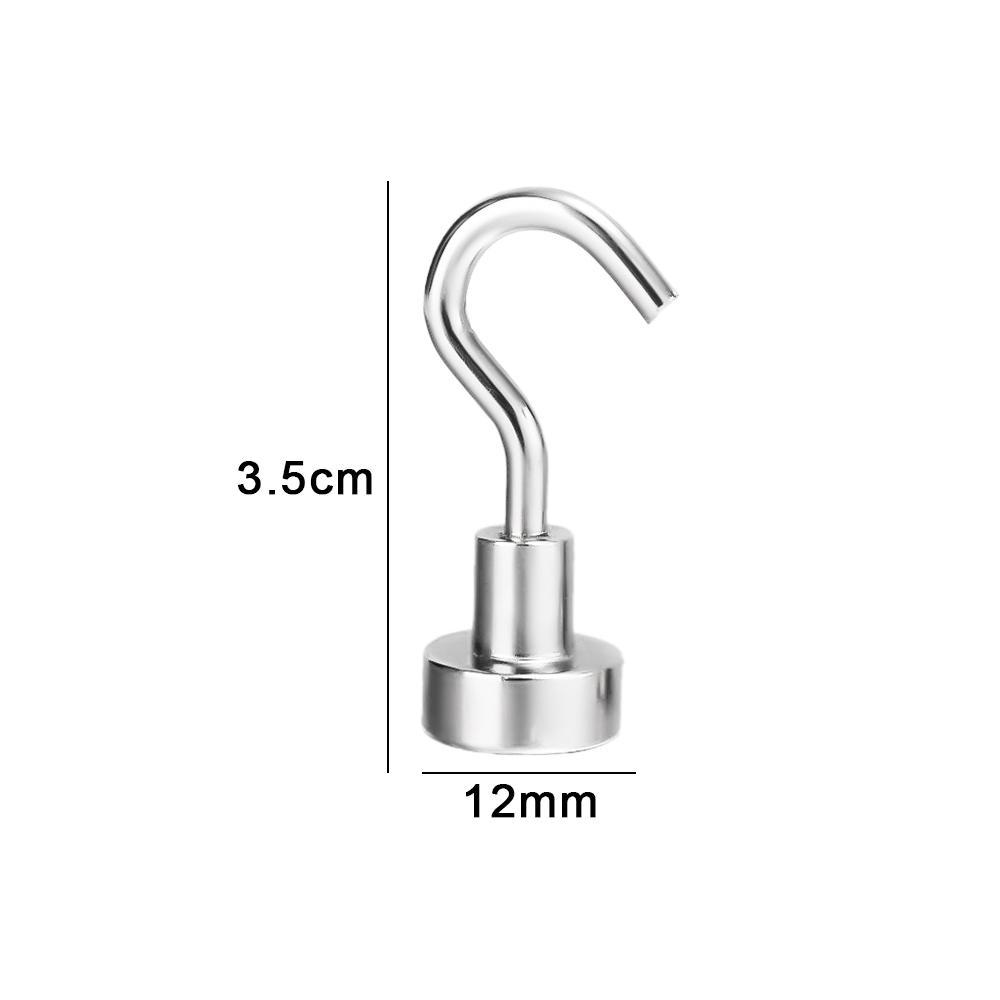 

10/1 шт. Магнитный крючок, многоцелевой настенный сильный магнитный держатель, крючок для ключей, наклейка на холодильник, крючки для домашнего органайзера 10Pcs