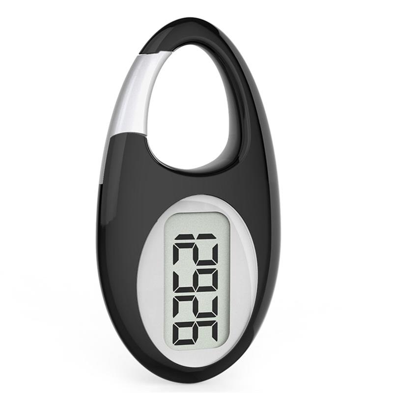 

FITCENT 3D Pedometer for Walking Simple Step Tracker Counter with Large Digital Display for Men Women Kids Adults Seniors чорний