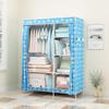 Foldable Fabric Wardrobe: Economical Storage Cabinet & Clothes Rack