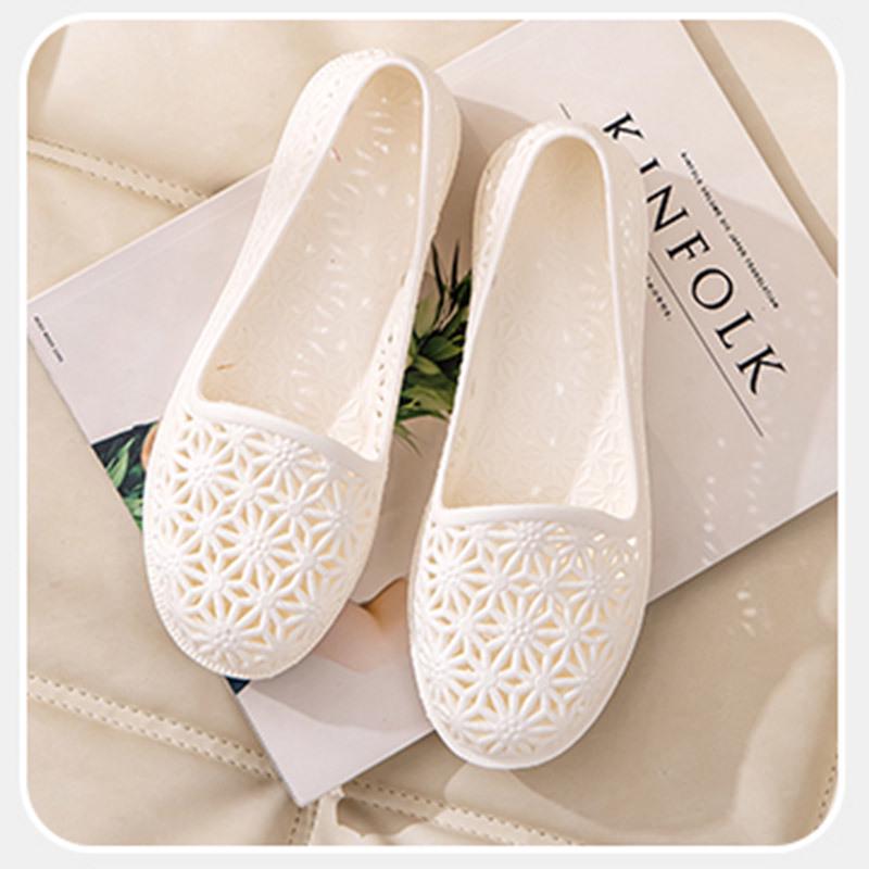 Dámské lehké protiskluzové prodyšné PVC sandály: Ideální pro letní svrchní oblečení