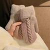 Gloves Female Cute Plush Thickened Plush Mittens Riding Warm And Cold-Proof Student Soft Girl Tide