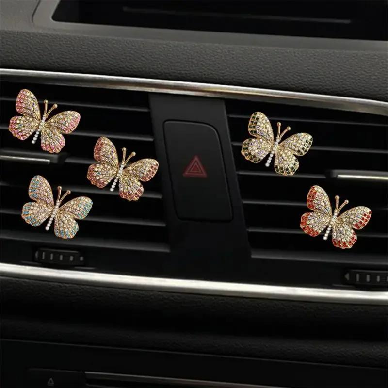 Universal Water Butterfly Auto Air Freshener Durable Exquisite Car Air Outlet Perfume Clip Fragrance Accessory