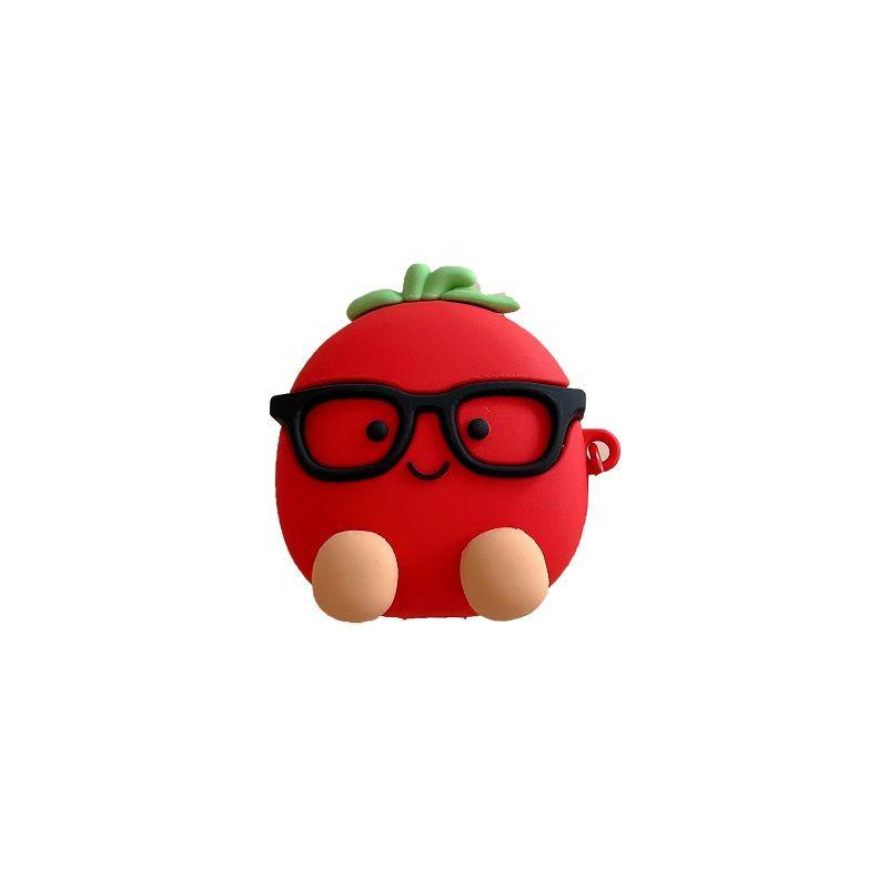 

FreeArc Headset Protective Cover Sena Sanags7s/S6s Suitable for Cartoon Glasses Tomato Sand Earfree I5/Openfree Anti-Fall Silicone Earphone Case Huawei FreeArc [Tomato] Earphone shell + Hook