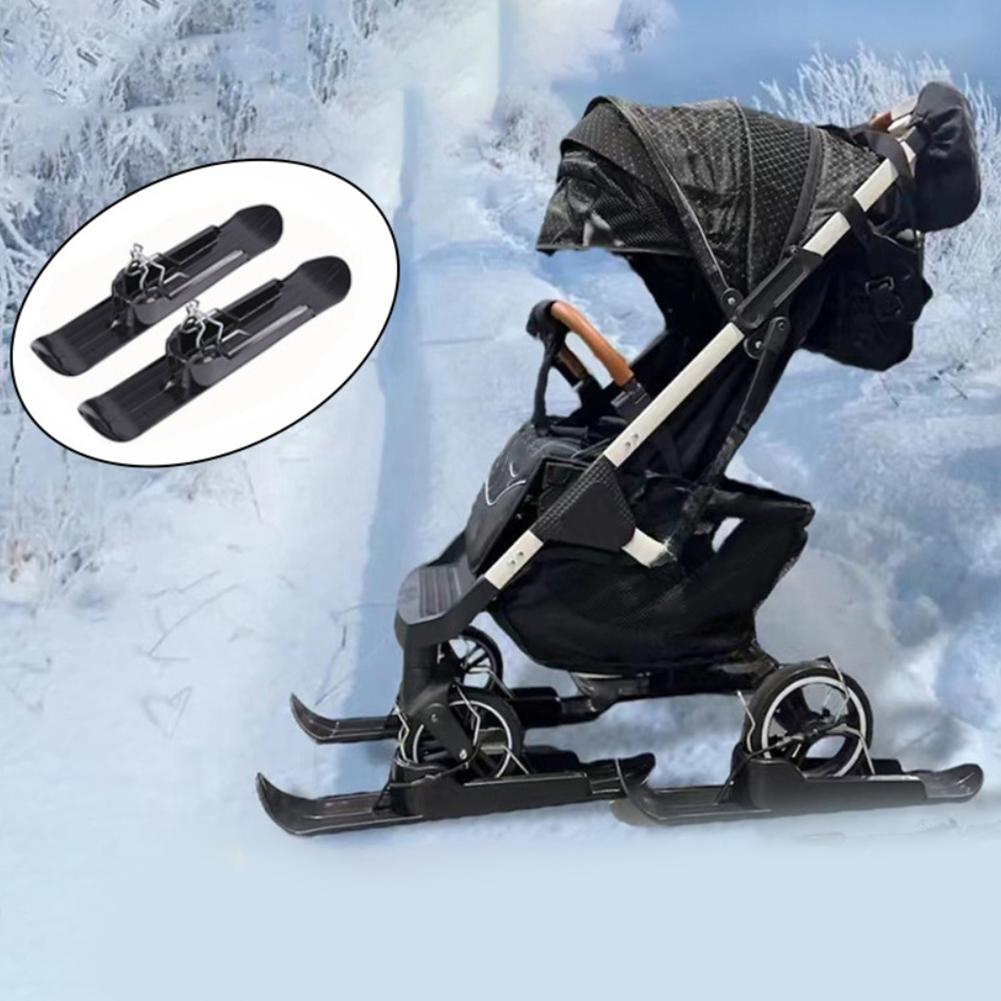 Piastre da Sci Universali Slitta per Golf Cart Passeggini Biciclette Balance Scooter