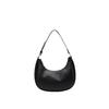 Trendy Girl Bag Crescent Armpit Bag High Texture Foreign Style Shoulder Portable Contrasting Color Crescent Saddle Bag