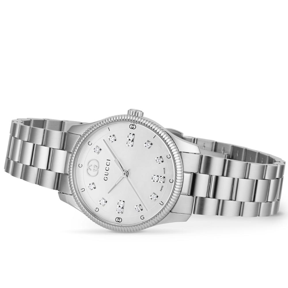 Gucci YA1265064 G-Timeless Mother of Pearl Dial Ladies Watch