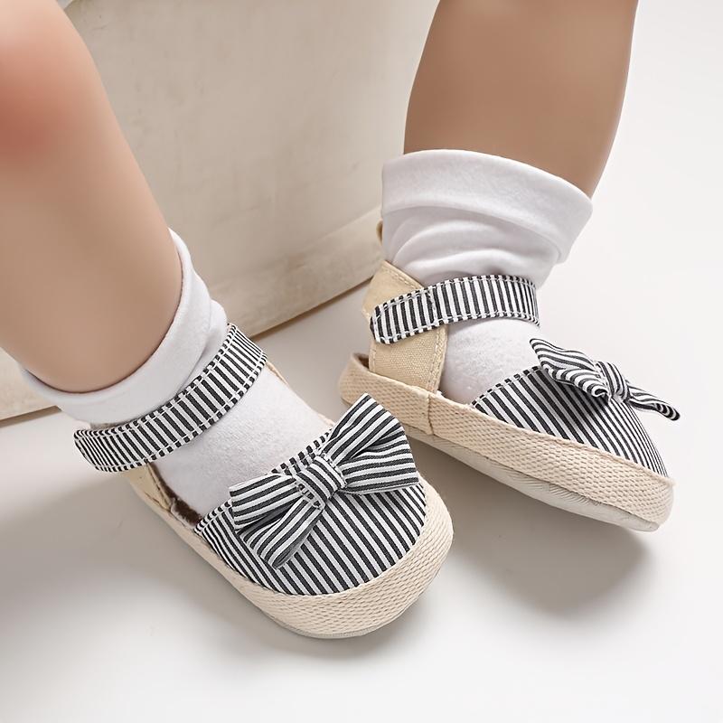 Adorable Baby Girl's Princess Sandals with Bowknot - Non-Slip, Breathable Fabric for Spring/Summer Casual Wear