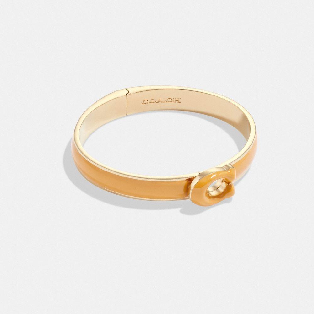 

Браслет Coach Tabby Enamel Hinged Bangle CI940 CYQ Gold Yellow