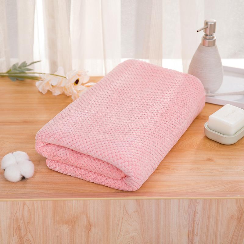 Large Size Towels Bath Towels Pure Cotton Strong Water Absorption No Lint No Fading Bath Quick-drying Household Towels Skin-friendly and Soft
