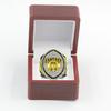 2026 Fantasy Football Championship Ring Classic Alloy Two-Tone Gold Black Rhinestone Fantasy League Winner Trophy Custom Name