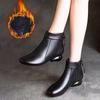 Soft-soled Short Boots for Women, New Style, Single Shoes, Low Heels, Padded Shoes