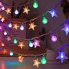 OEINGLED Solar Star String Lights