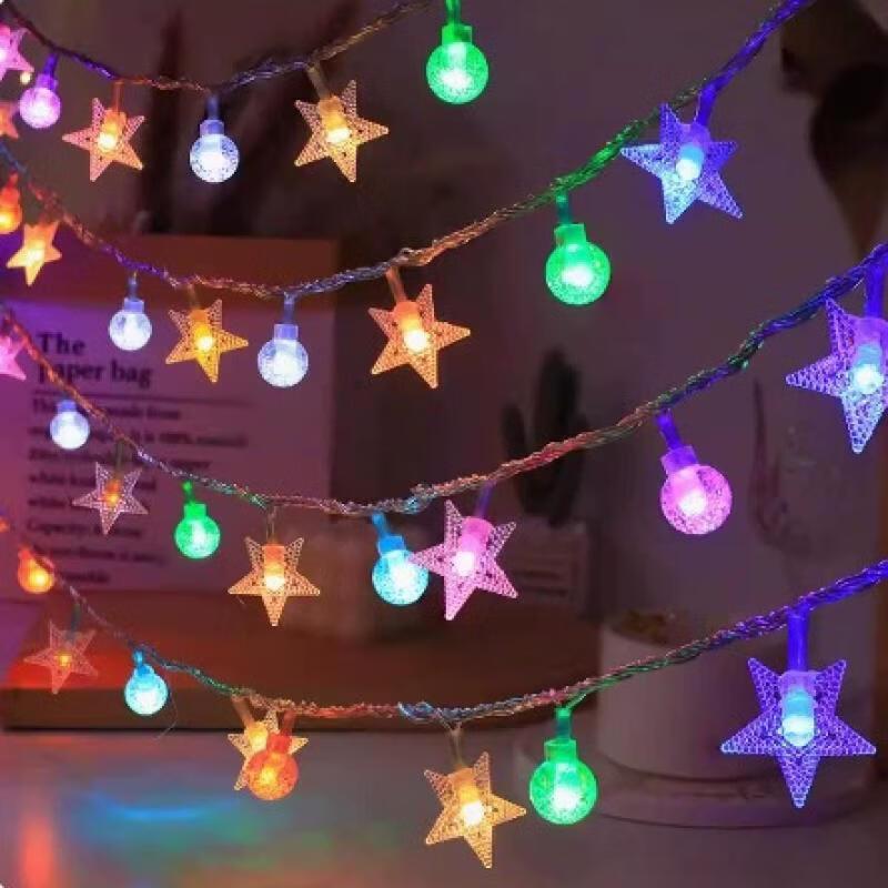 OEINGLED Solar Star String Lights