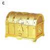 European-style Retro Pirate Undead Treasure Box Metal Crafts Small Jewelry Box Jewelry Storage Treasure Box