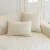 Winter Crystal Velvet Sofa Cushion New Light French Cream Style Cover Cover Cloth Leather Sofa Cushion