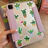 50 PZ Piante Carine Cactus Graffiti Stella Pellicola Glitter Adesivi Giocattoli per Bambini Laptop Cellulare Bagagli Album Skateboard Adesivi Creativi