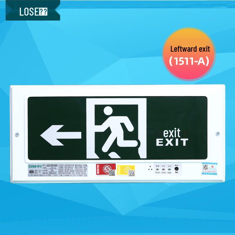 Laoshi Embedded LED Emergency Exit Sign Light