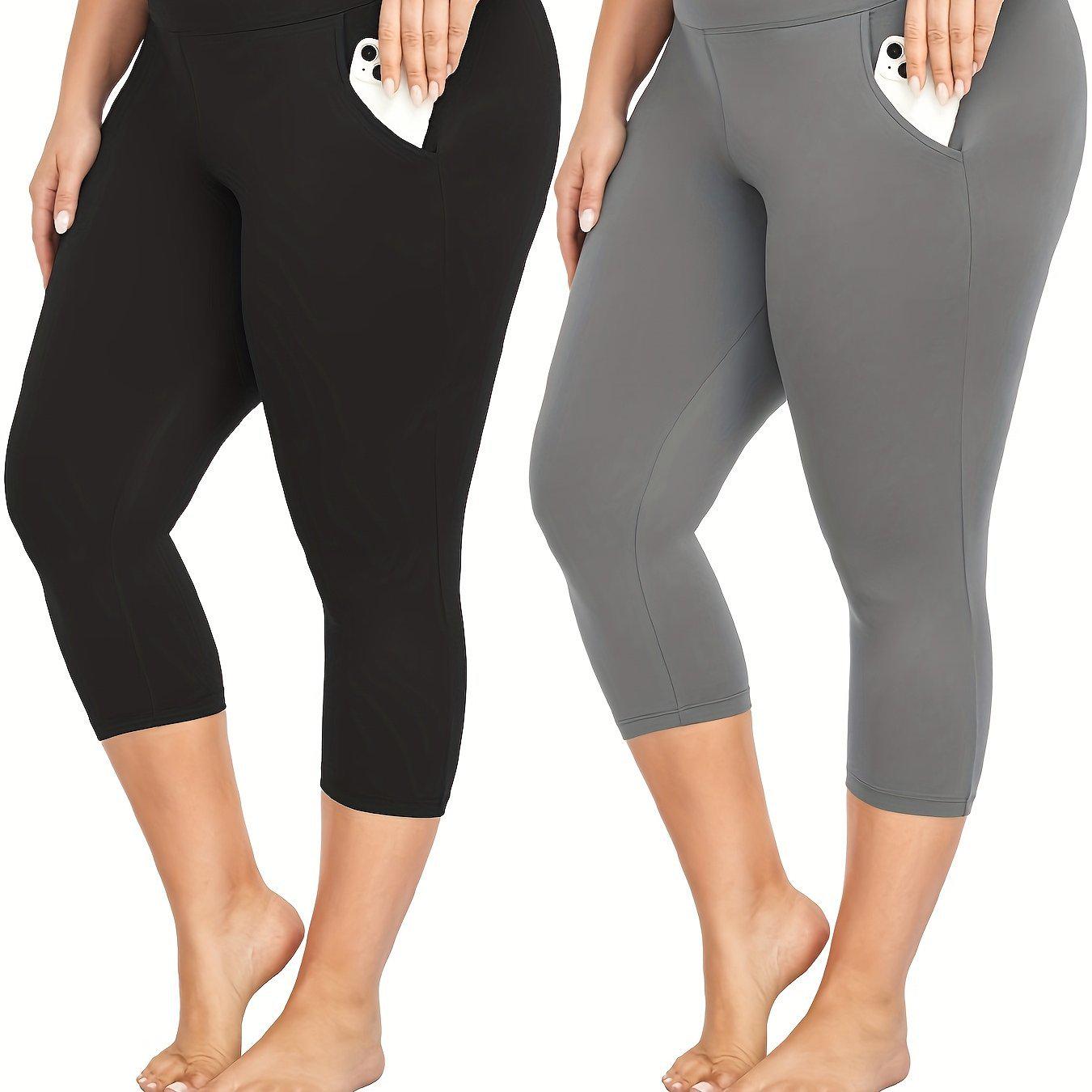 Milk Silk Yoga Capris - New Cross-Border Collection R 71770 2XL